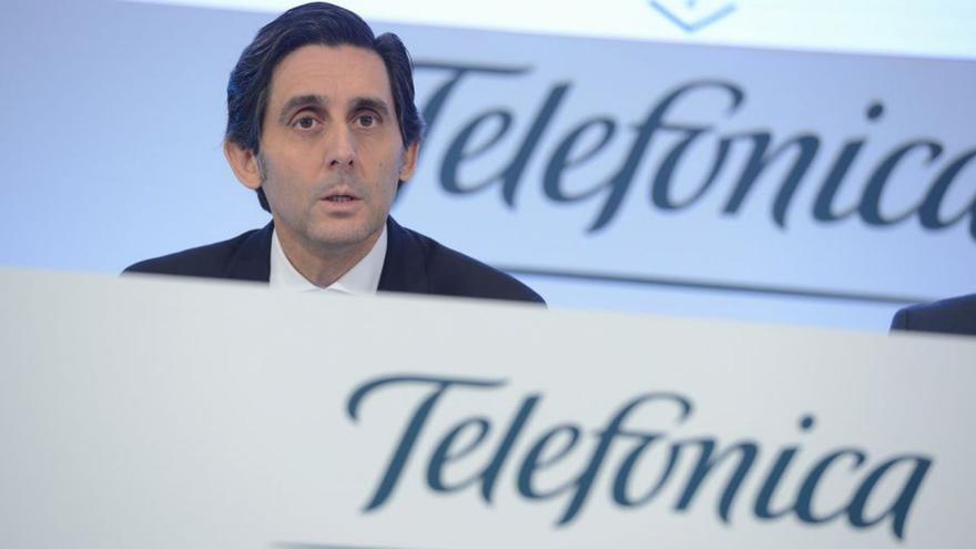 El presidente de Telefónica, José María Álvarez-Pallete. | // EFE