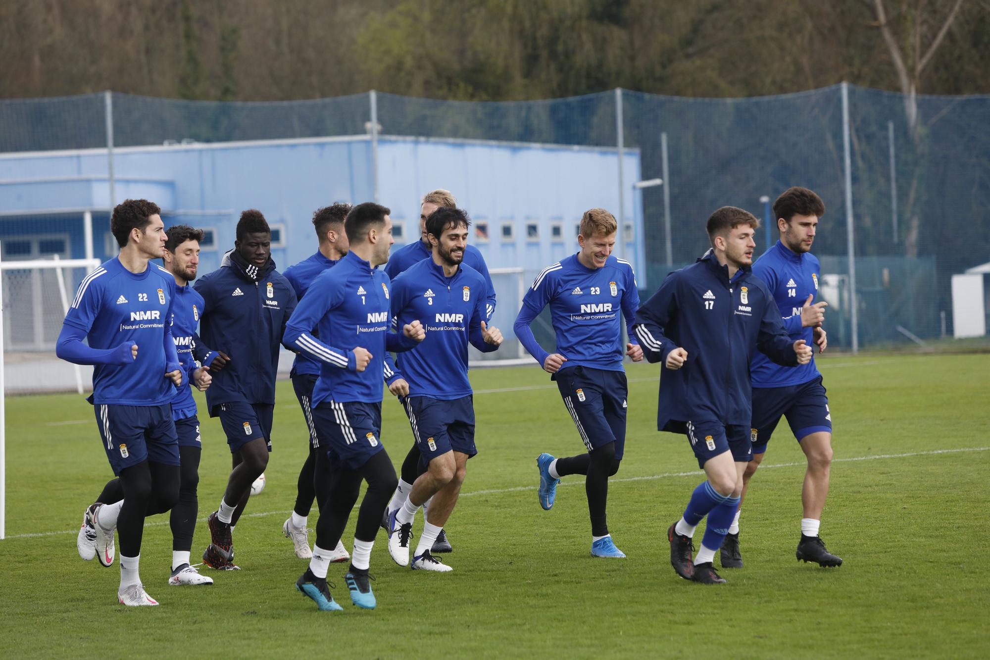 El entrenamiento del Oviedo