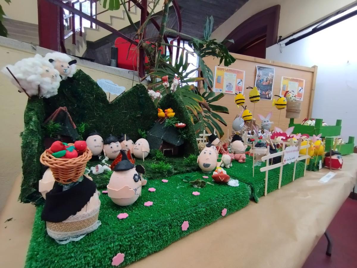 Uno de los dioramas.