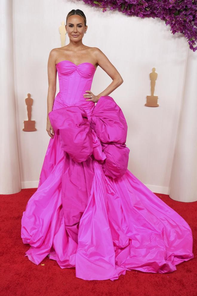 Keltie Knight en la alfombra roja de los Premios Oscar 2024.
