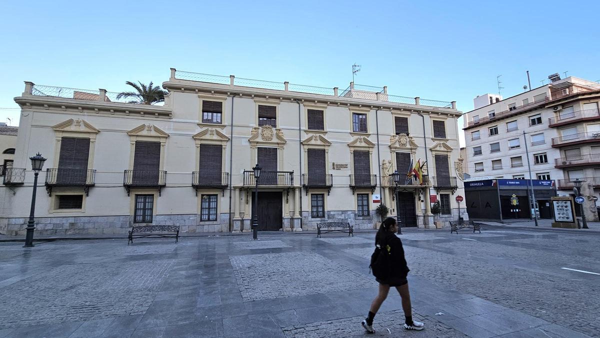 Fachada del Palacio del Marqués de Rafal de Orihuela.