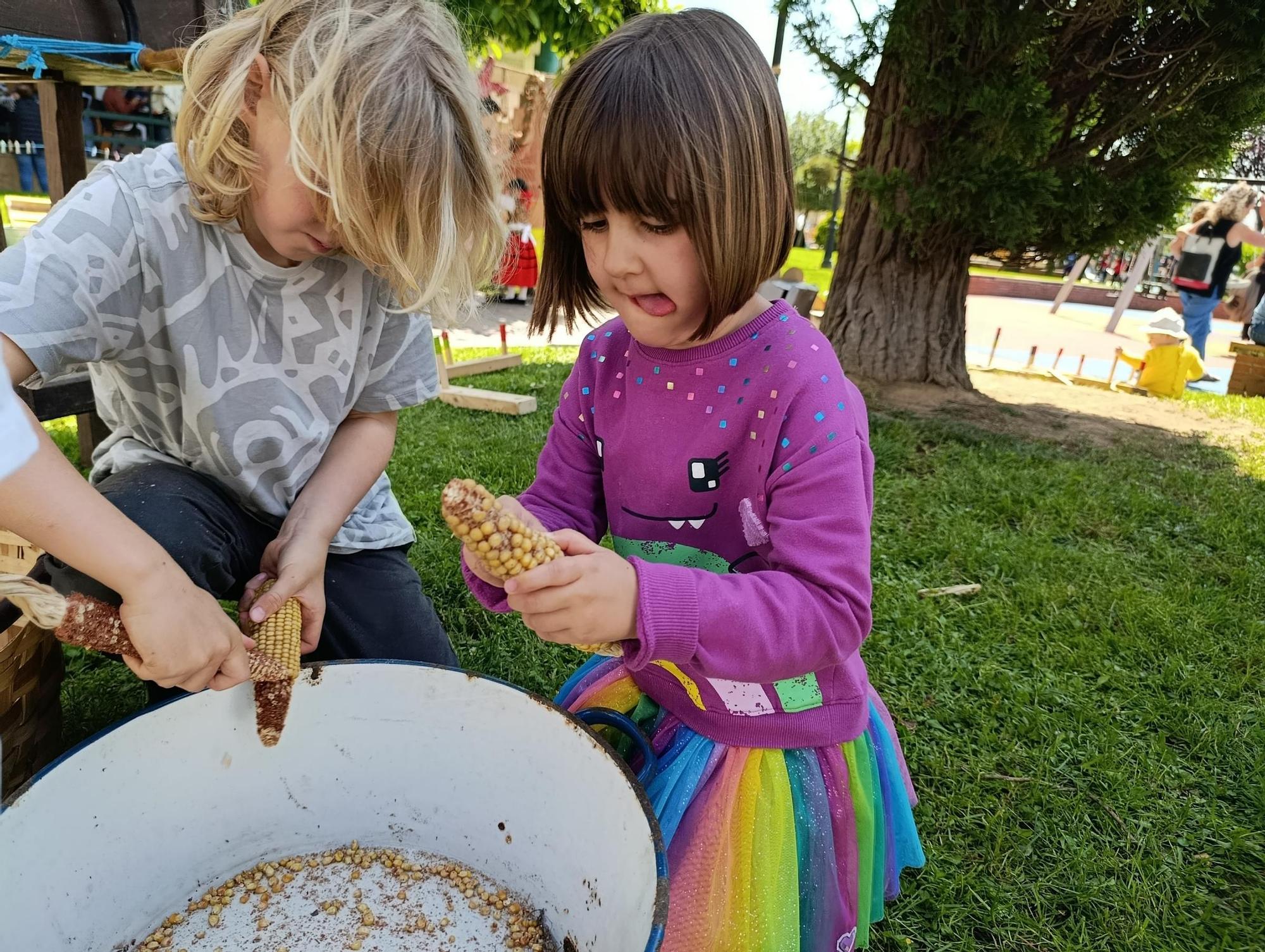 Los pequeños de Llanera conocen los oficios tradicionales