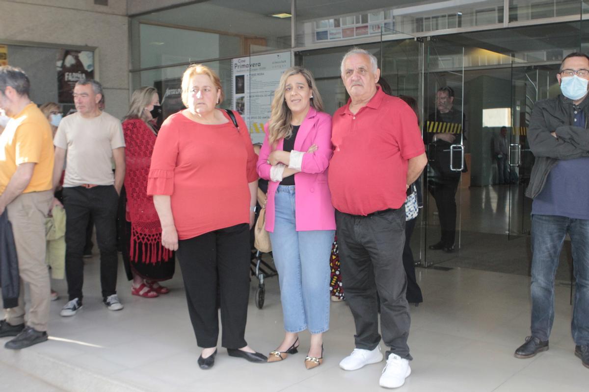 Los ediles del PSOE de Cangas.