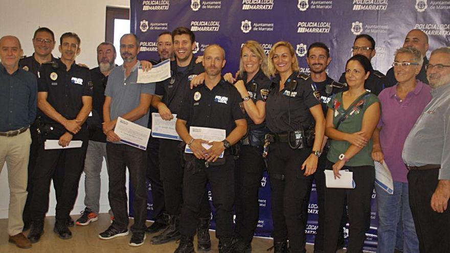 Homenaje a policías de Marratxí