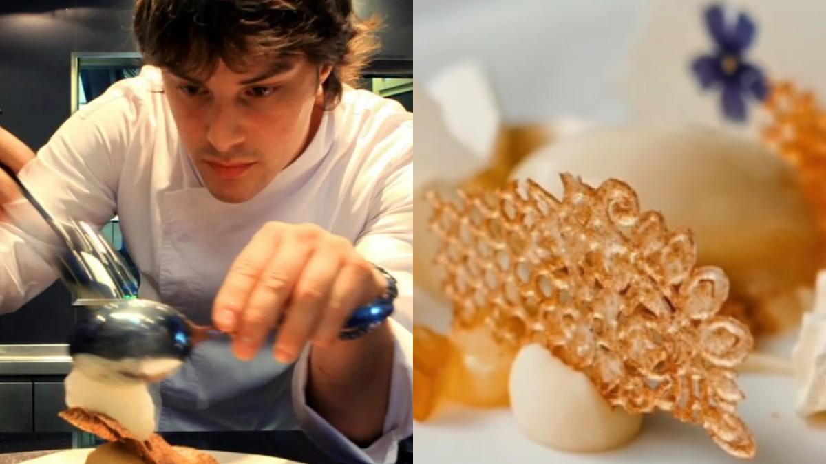 Uno de los postres del ABaC