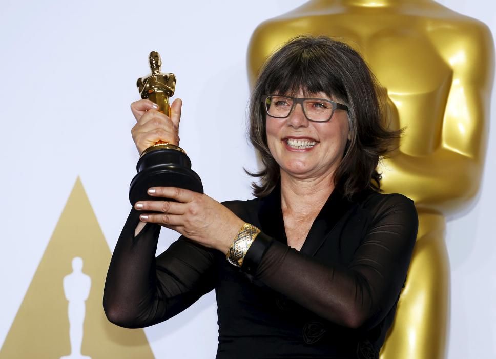 Margaret Sixel gana el galardón al Mejor Montaje por Mad Max: Furia en la Carretera