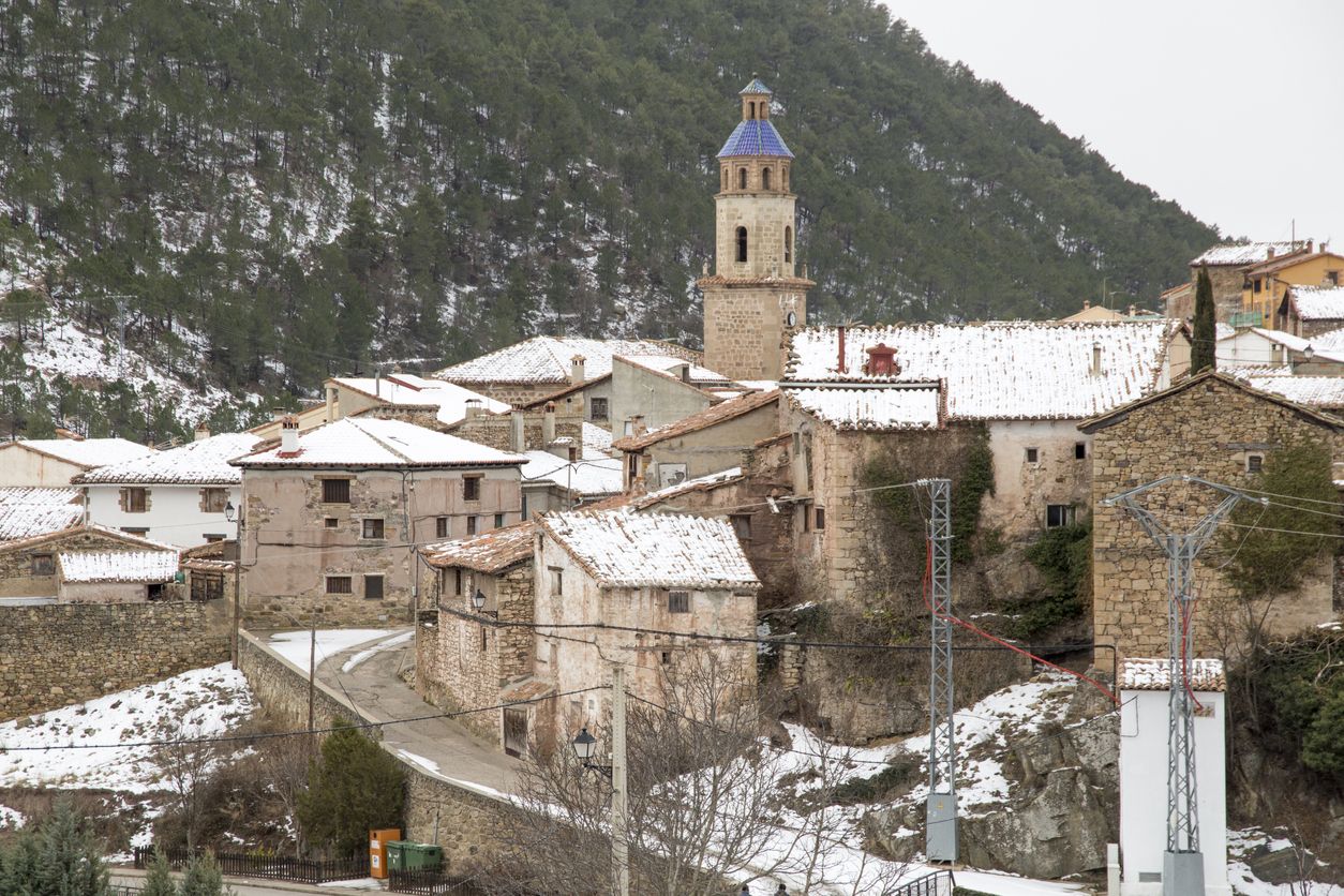Pueblo en Teruel, Aragón, España