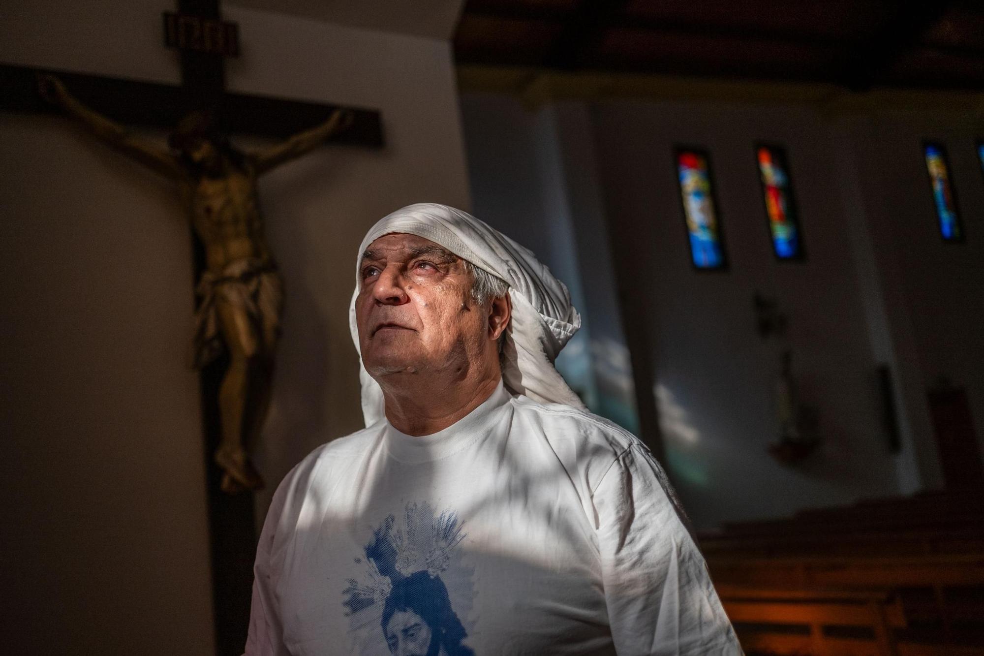 Braulio Rodríguez, más de veinte años con la Semana Santa sobre su costal