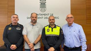 San Vicente incorpora un policía local tras una permuta con Guardamar del Segura