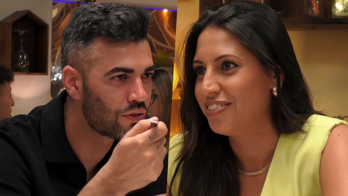 Daniel y Lorena en 'First dates'