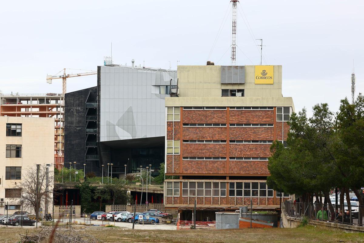 Estado de las obras en el entorno de la estación del Portillo.