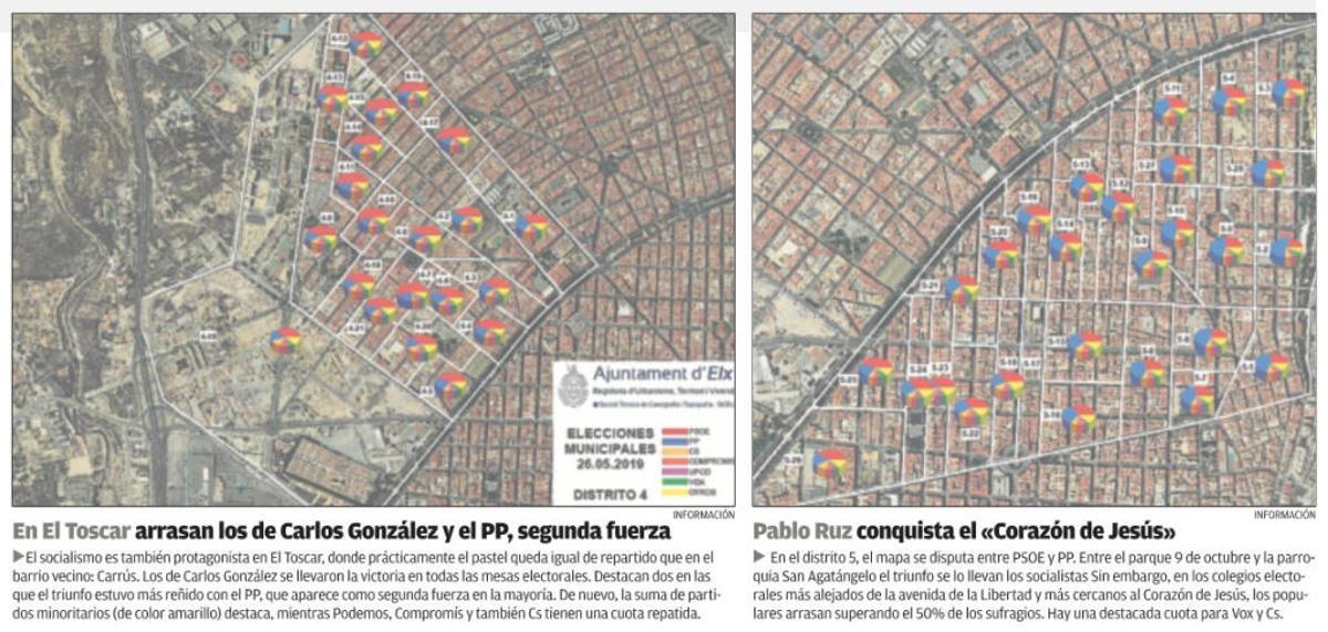 Así votó Elche el 26 de mayo