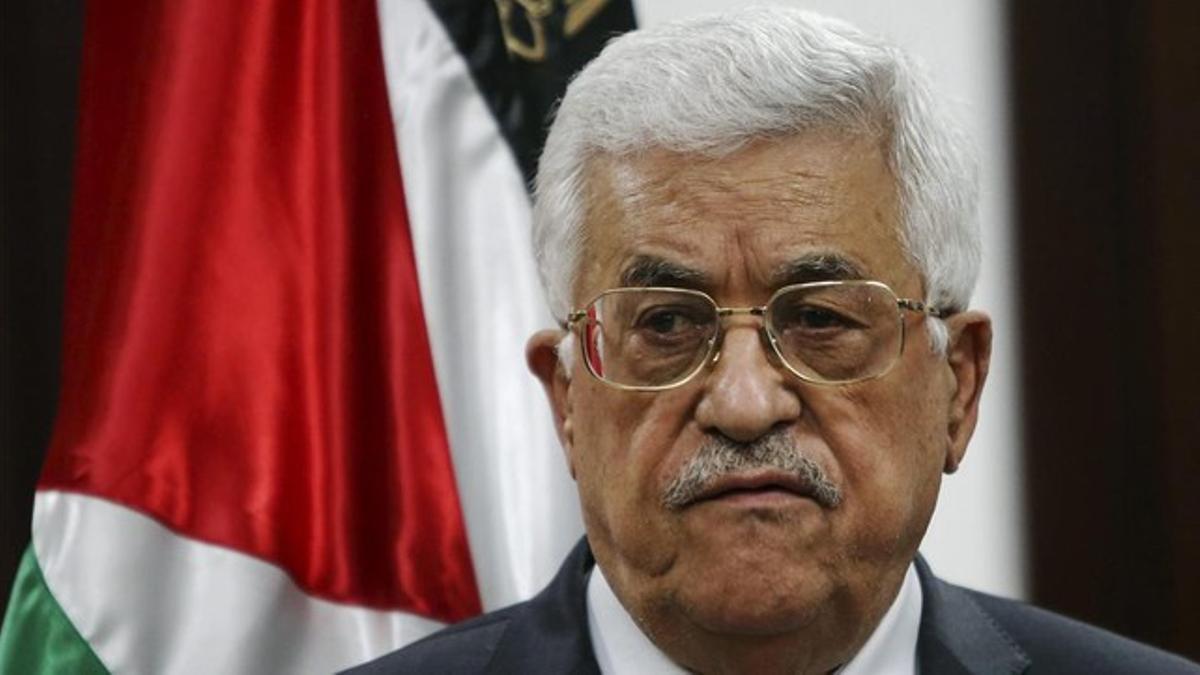 El presidente palestino, Mahmud Abbas.