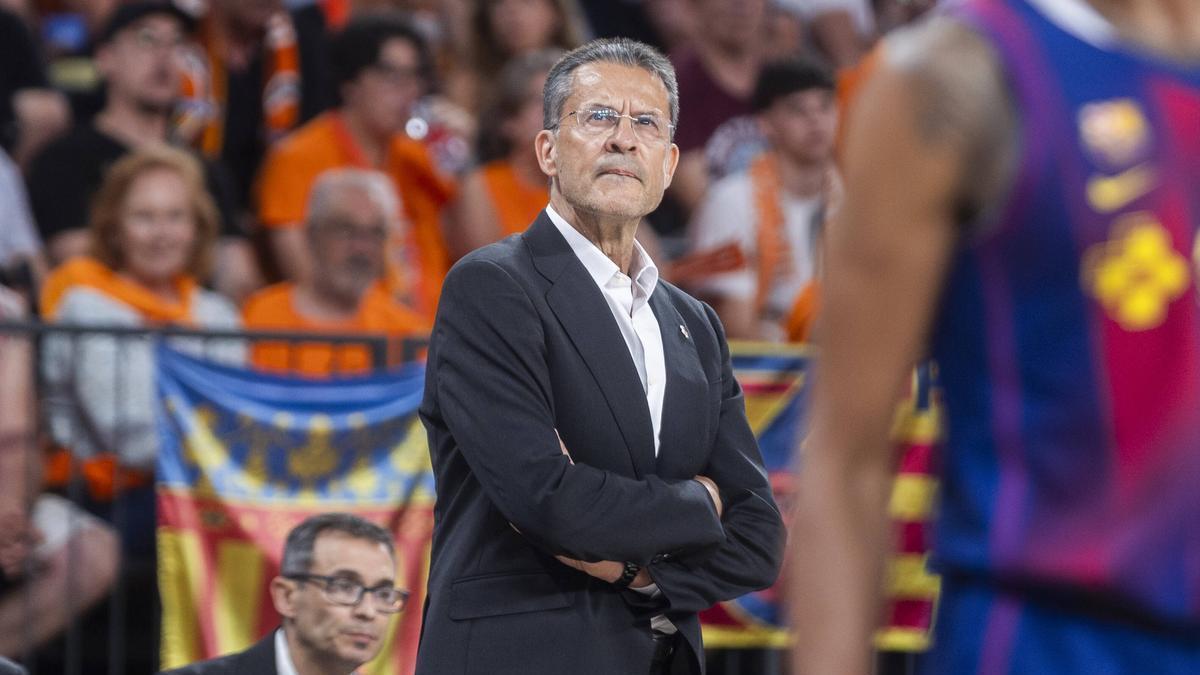 Valencia. VLC. SPD. Primer partido de la final de la ACB entre Valencia Basket y el FC Barcelona en el Roig Arena