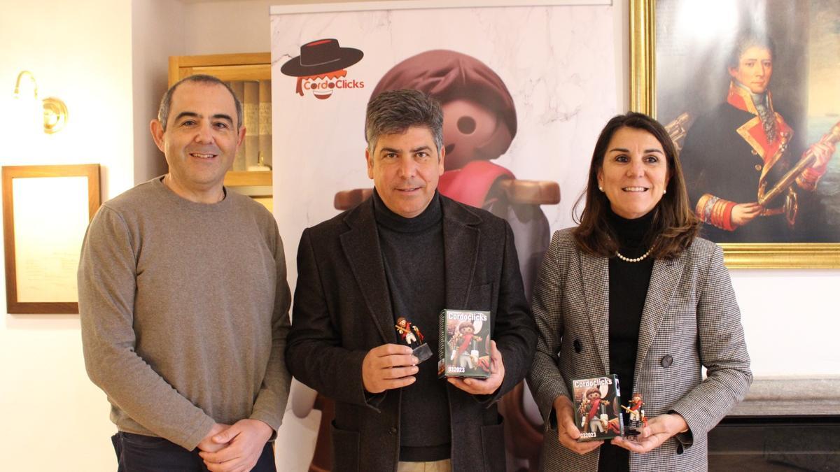 Javier Baena, Rafael Llamas y Carmen Giménez Alvear.