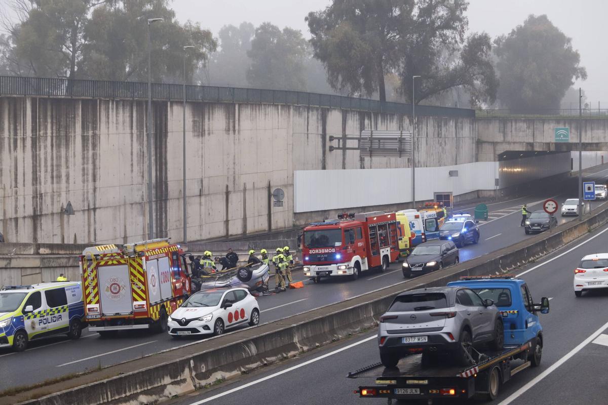 A.J.González Córdoba Accidente con excarcelados en el túnel de los Omeyas