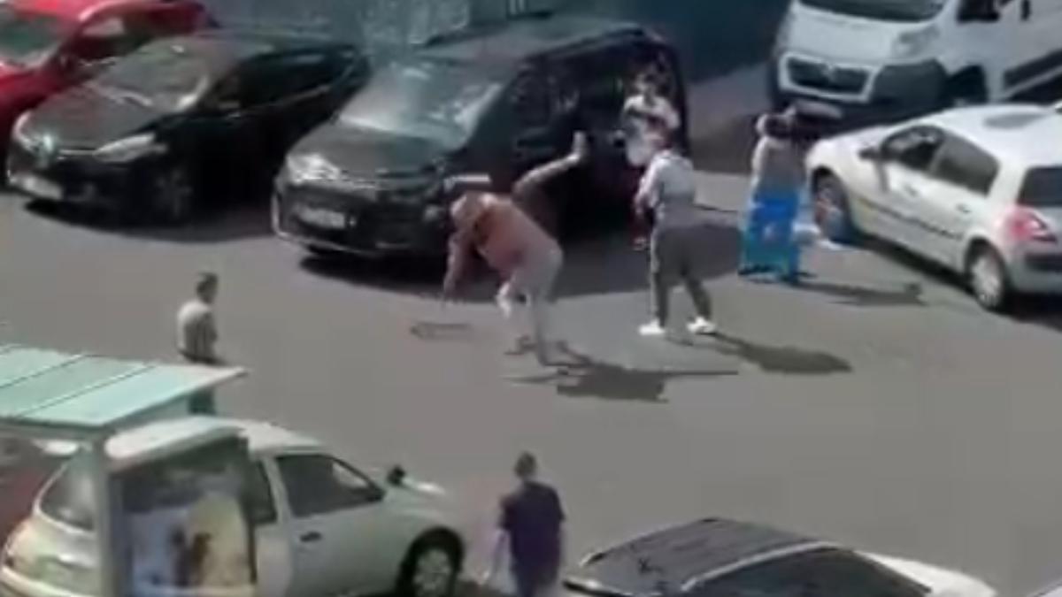 Pelea a puñetazos y con un machete en el barrio de Zárate, en Las Palmas de Gran Canaria