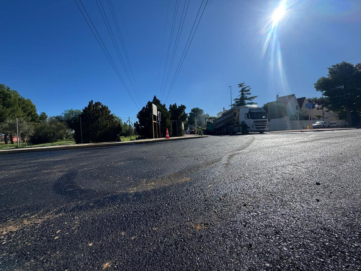 Reparación camí de Santa Ana.