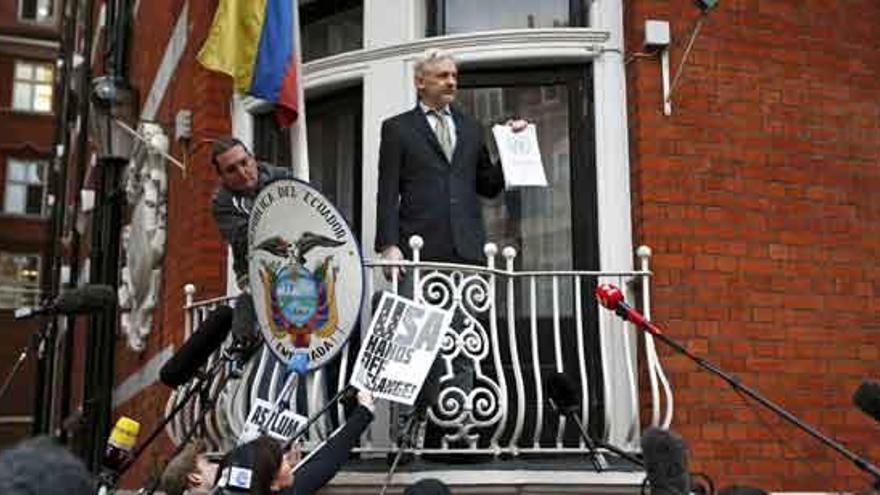 Julian Assange, en una imagen del pasado mes de febrero.