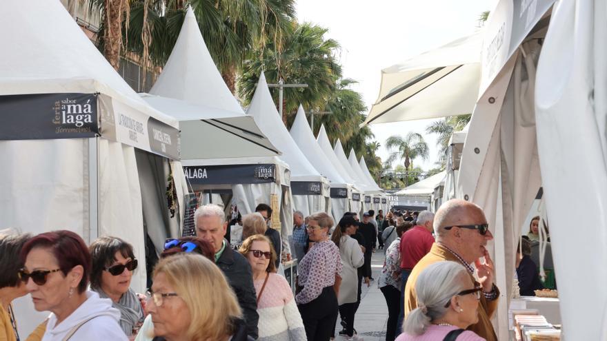 Distintos puestos de la Feria Sabor a Málaga