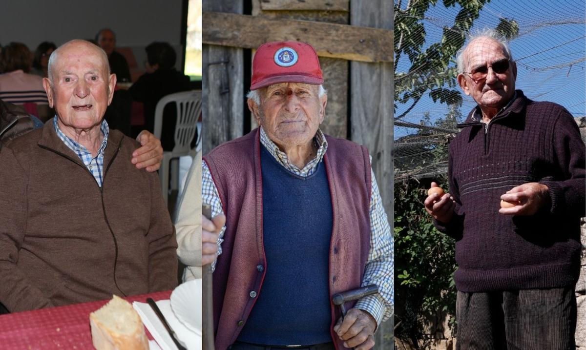Modesto López, Eustaquio Pérez y José Iglesias.
