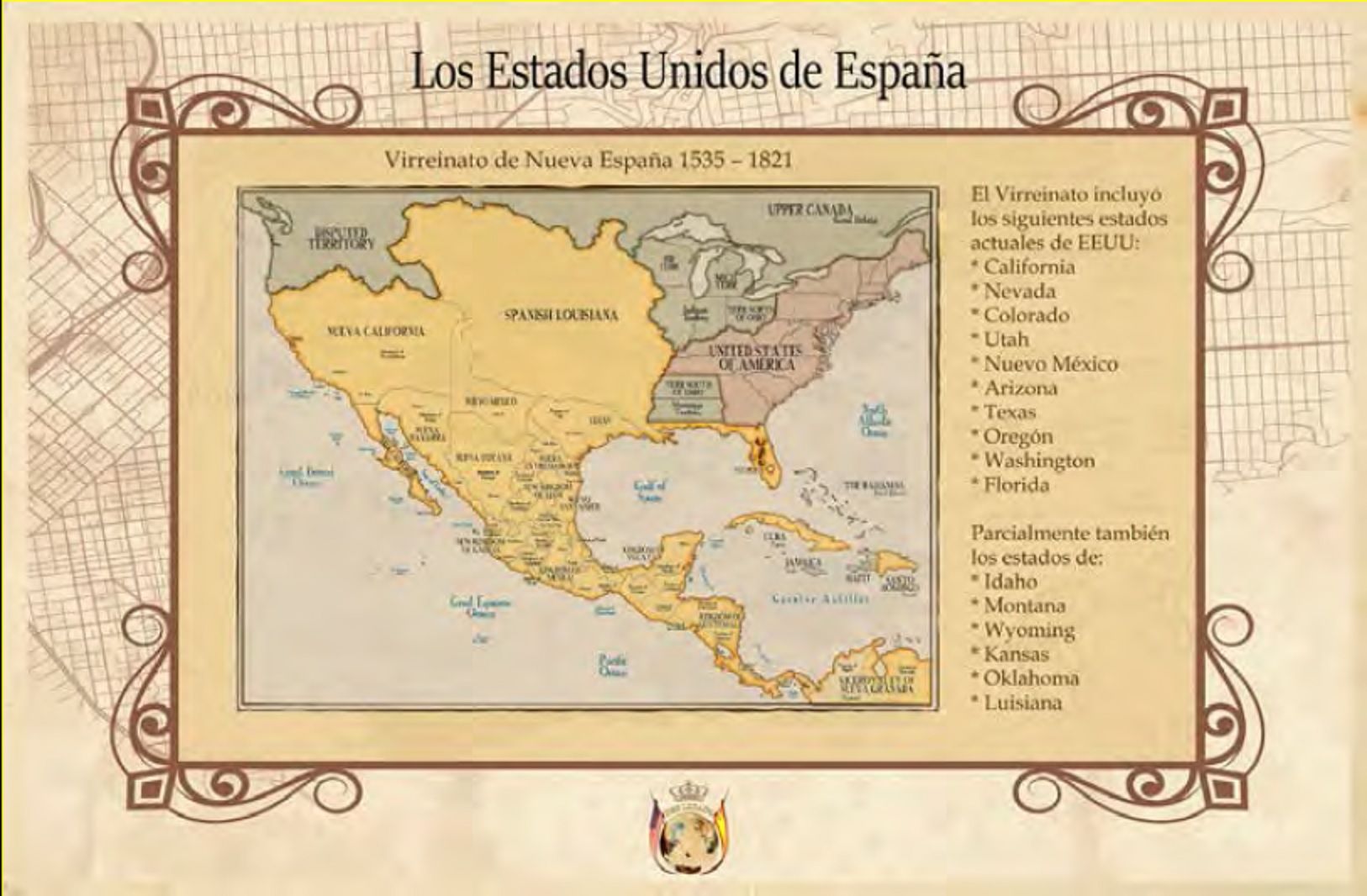 Exposición El legado español en los Estados Unidos de América