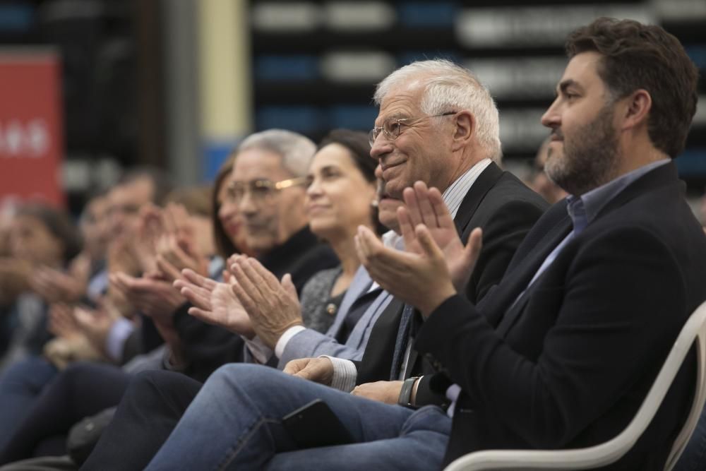 Mitin de Borrell y Barbón en Oviedo