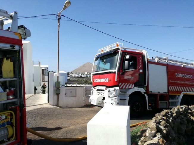 Incendio en una vivienda de Tinajo (Lanzarote)