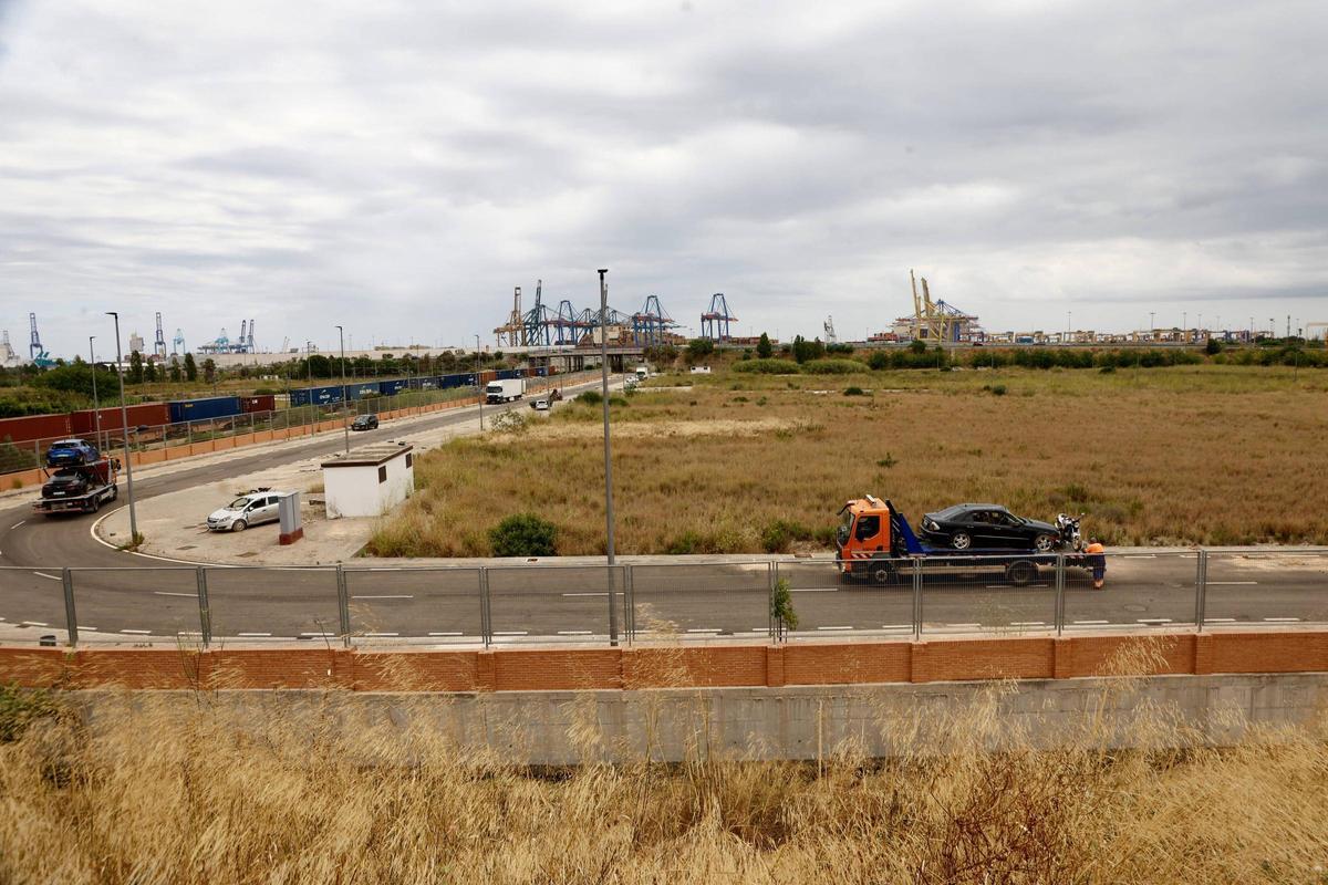 Campa de la Zal donde va a ir la ciudad de la construcción. En la Punta