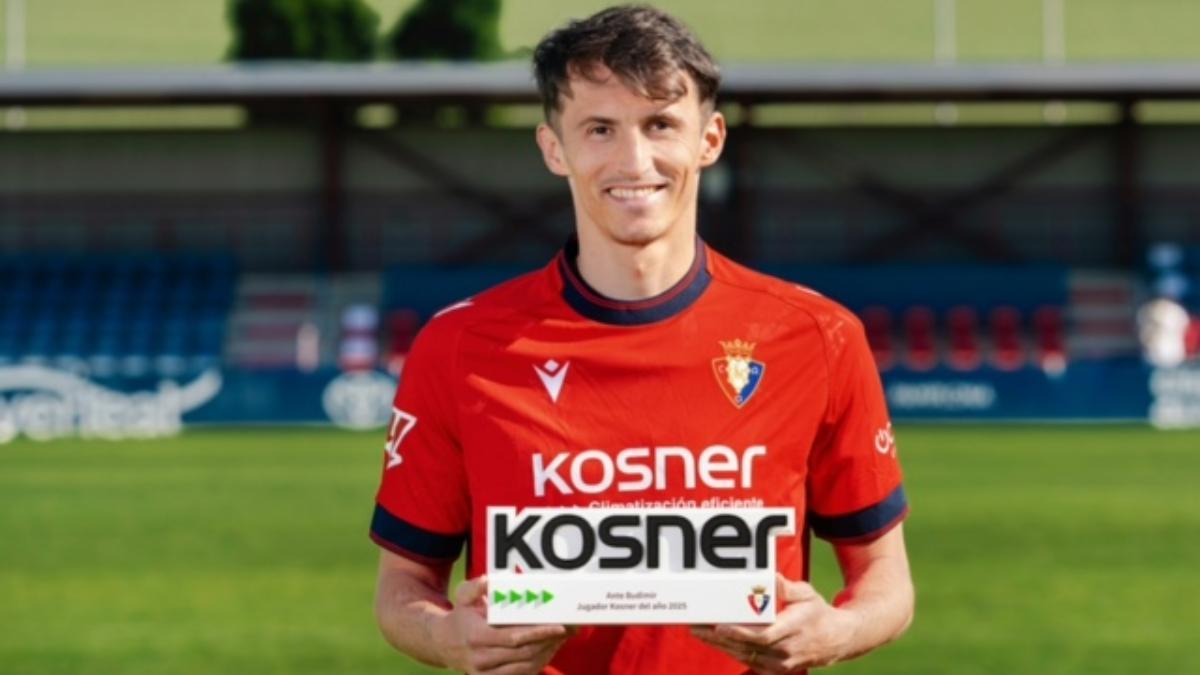Budimir, jugador Kosner de la temporada