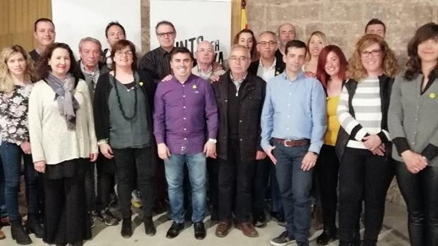 Foto de la llista del PDeCAT a les eleccions municipals del 2019