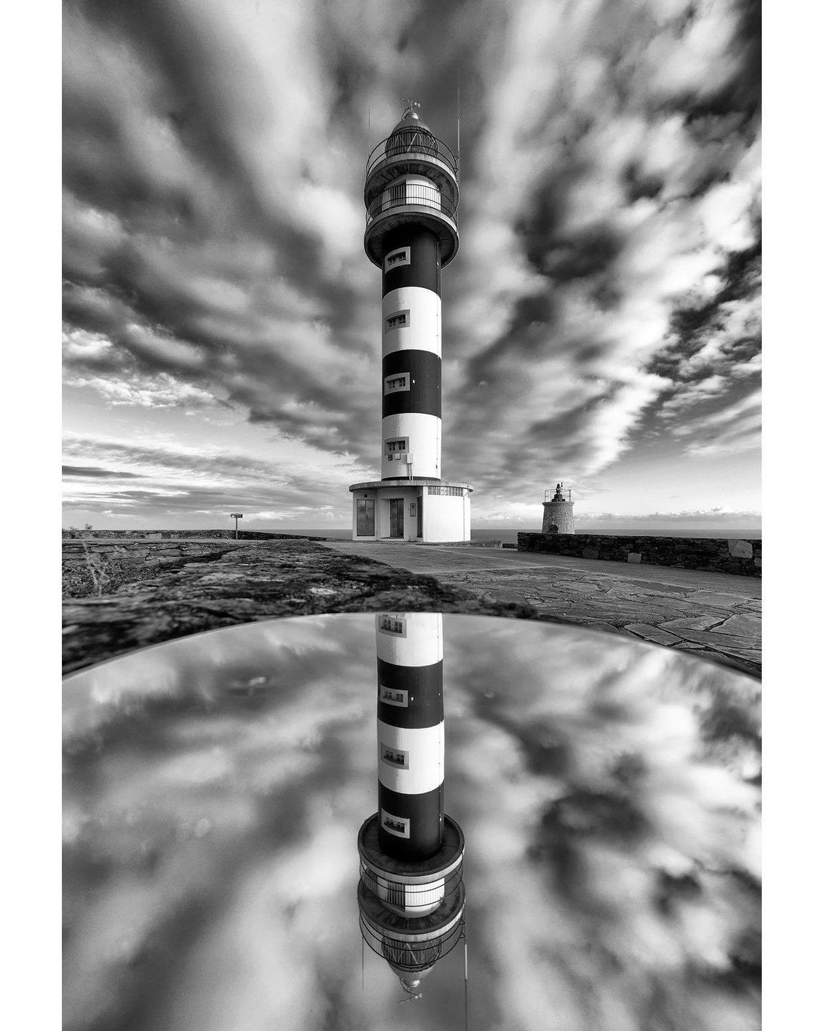 La imagen ganadora del faro de Ortiguera.