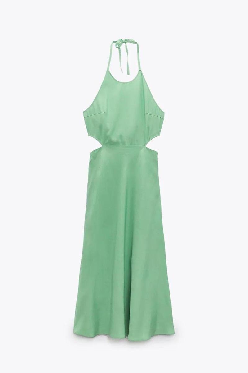 Vestido con diseño 'cut out' de Zara