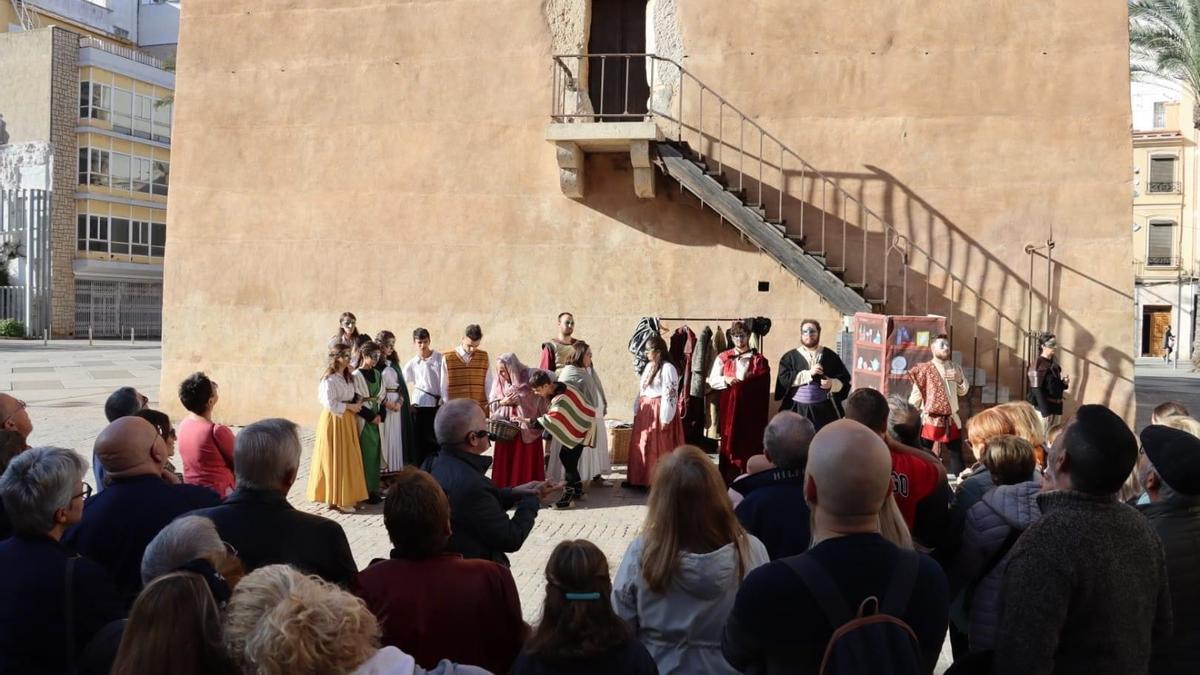 Uno de los montajes de Rutes dels Temps