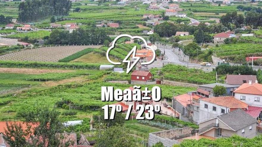 El tiempo en MeaÃ±o: previsión meteorológica para hoy, viernes 17 de julio