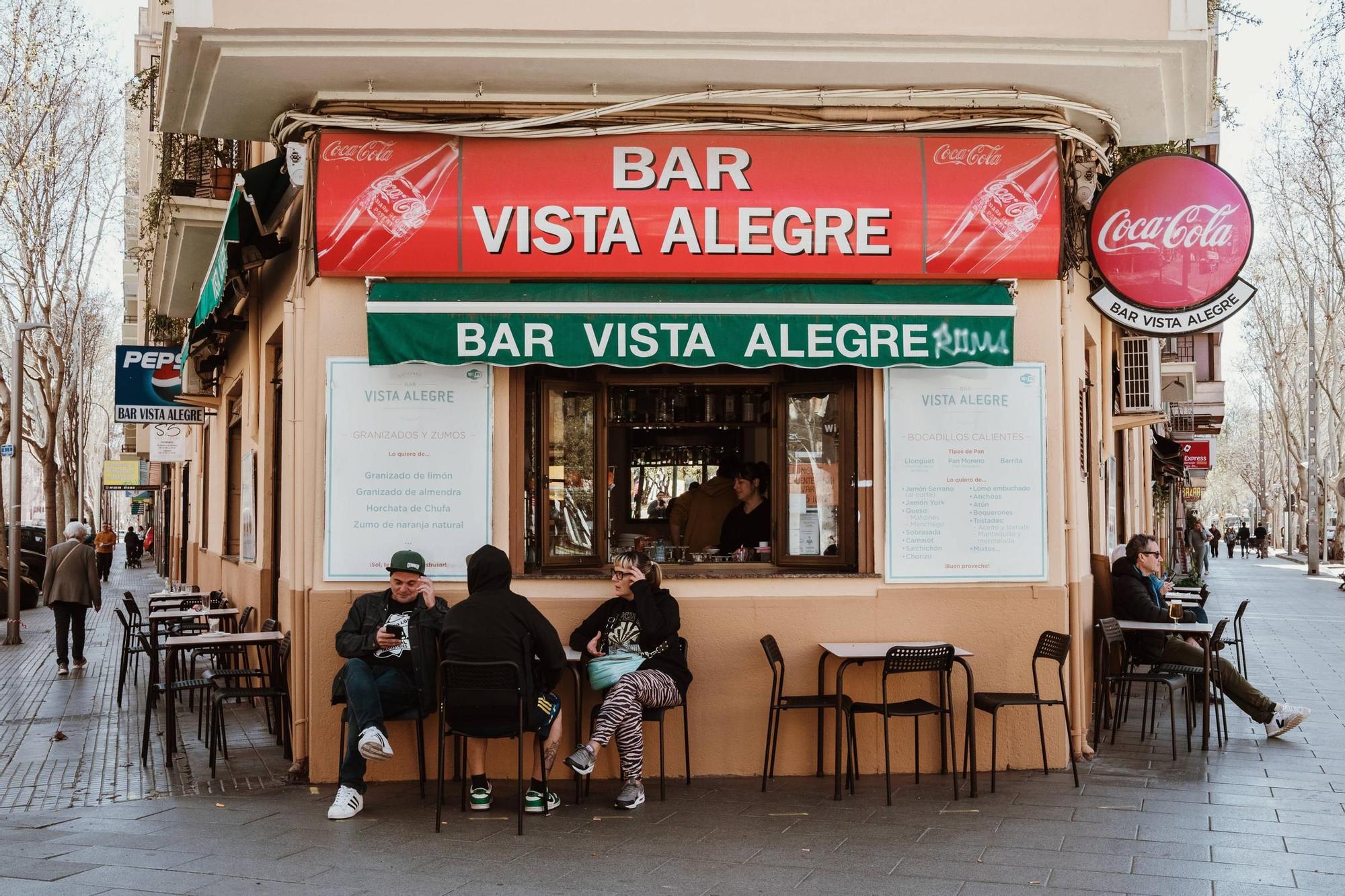 Así es el bar Vista Alegre, punta de lanza en el barrio de Bons Aires