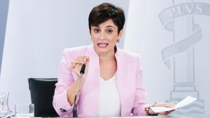 La ministra de Vivienda y Agenda Urbana, Isabel Rodríguez, durante una rueda de prensa posterior al Consejo de Ministros de este martes.