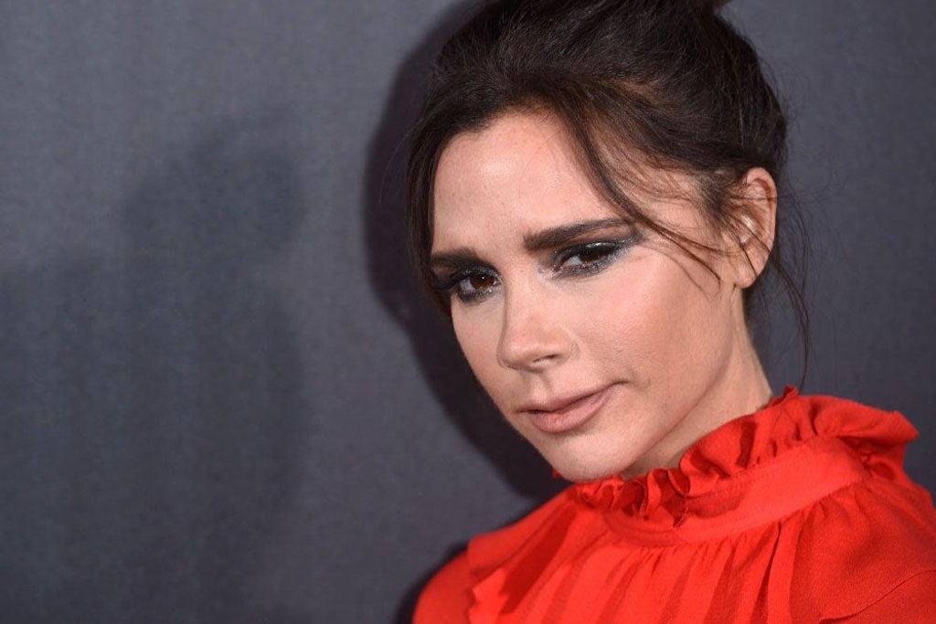 Vicky Beckham, en una fiesta en Madrid