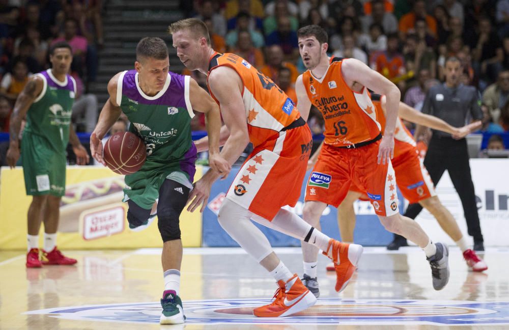 Los de Plaza se ven superados por un Valencia Basket muy efectivo en los minutos finales