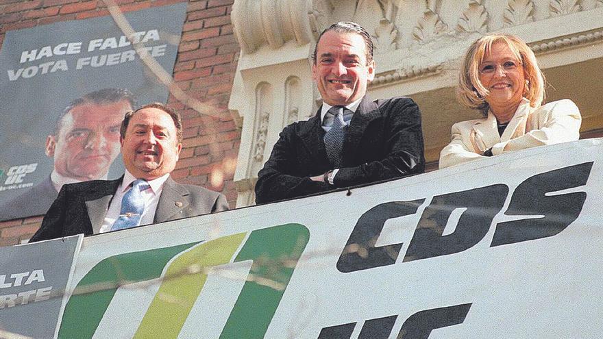 El banquero condenado Mario Conde, en su intento por reflotar las siglas del CDS en 2000