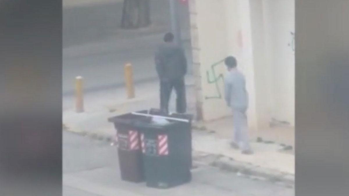 Atrapen l’acusat de les 700 pintades nazis quan dibuixava una esvàstica