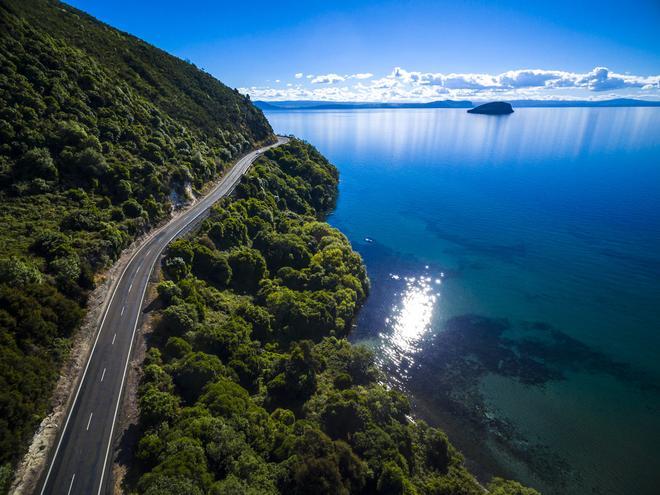 Expedición VIAJAR Nueva Zelanda Lago Taupo