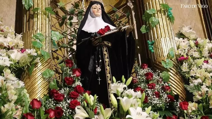 Vilagarcía honra a Santa Rita, la abogada de los imposibles