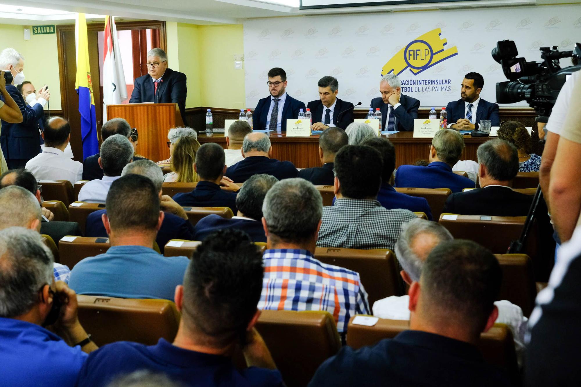 Toma de posesión de José Juan Arencibia como presidente de la Federación Interinsular de Fútbol de Las Palmas