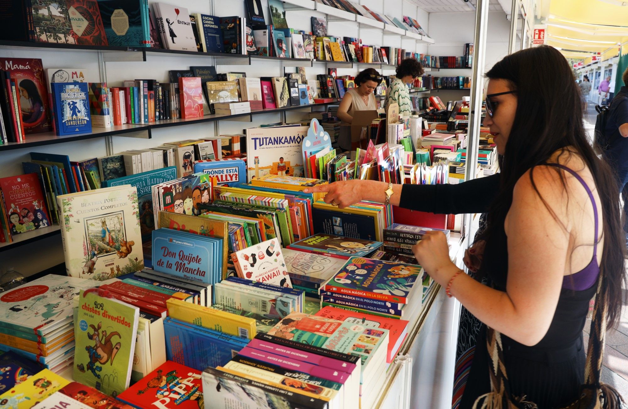 Inaugurada del Feria del Libro de Málaga 2023 en la plaza de La Marina