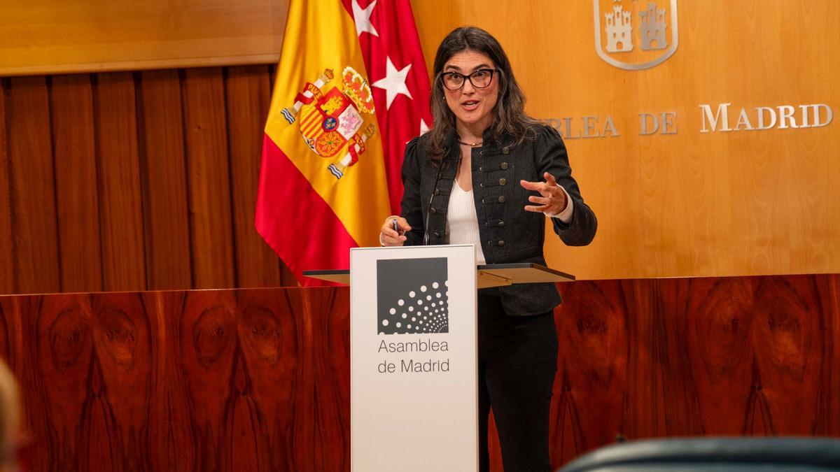 Manuela Bergerot, portavoz de Más Madrid.