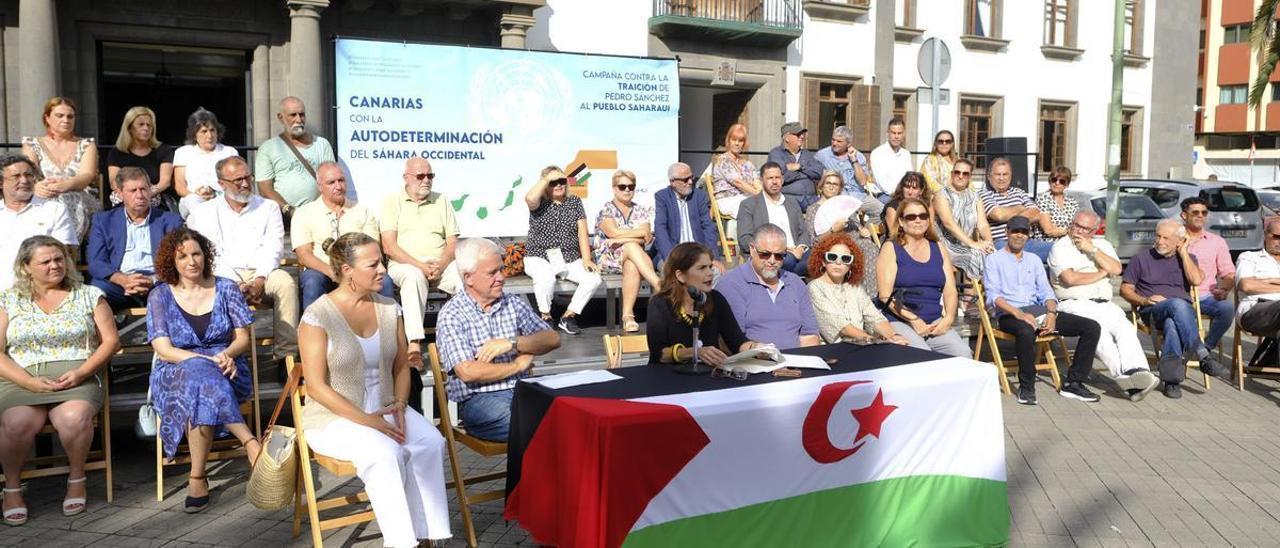 Organizaciones canarias que apoyan al Frente Polisario como único portavoz del Sáhara Occidental.