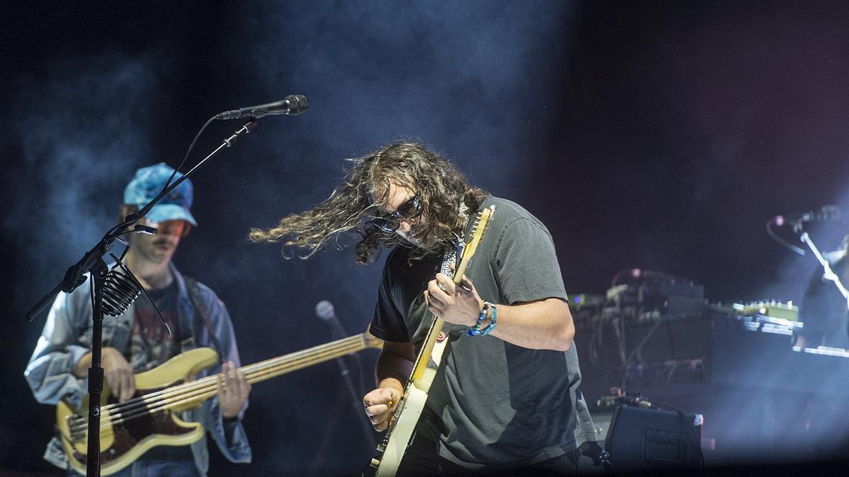 El grupo ‘War on drugs’ durante su actuación en el festival.