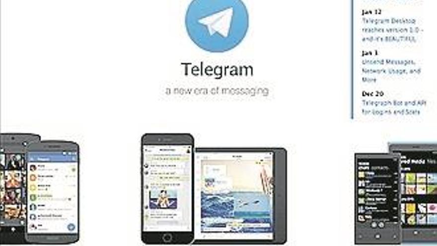 Telegram permitirá borrar mensajes después de enviadoS