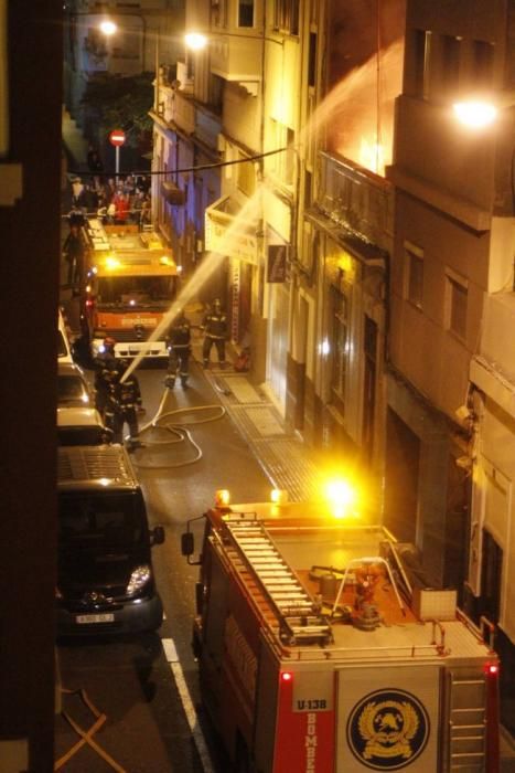 Incendio en la calle Bernardo de La Torre